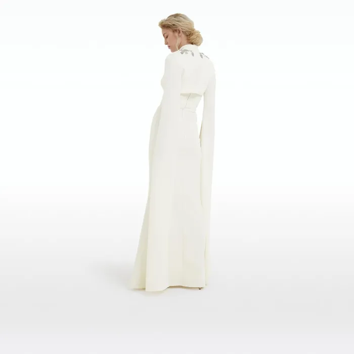Safiyaa Amari Flower Bud Embroidered Bolero Women Capes and Harnesses