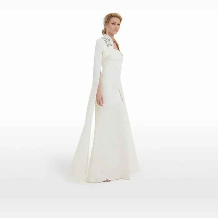 Safiyaa Amari Flower Bud Embroidered Bolero Women Capes and Harnesses