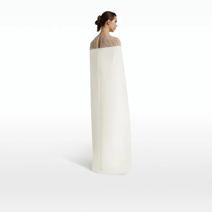 Safiyaa Ambere Ivory Long Dress Women Dresses