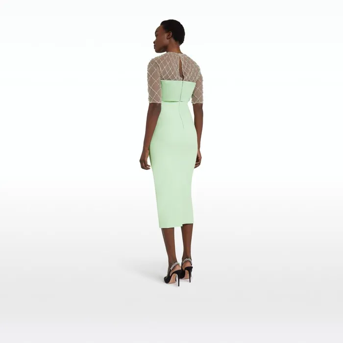 Safiyaa Anghelina Aloe Midi Dress Women Dresses