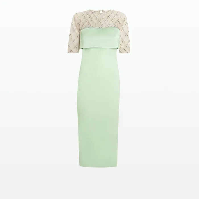 Safiyaa Anghelina Aloe Midi Dress Women Dresses
