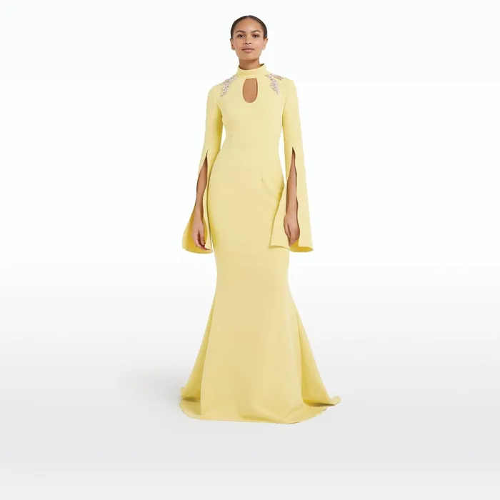 Safiyaa Anouk Macaroon Long Dress Women Dresses