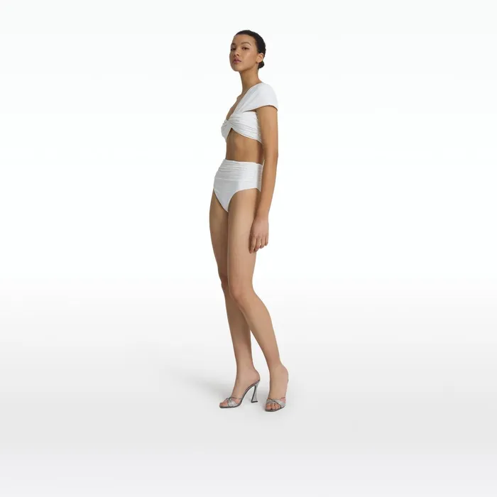 Safiyaa Ariella Ivory Bikini Bottom Women Swimwear