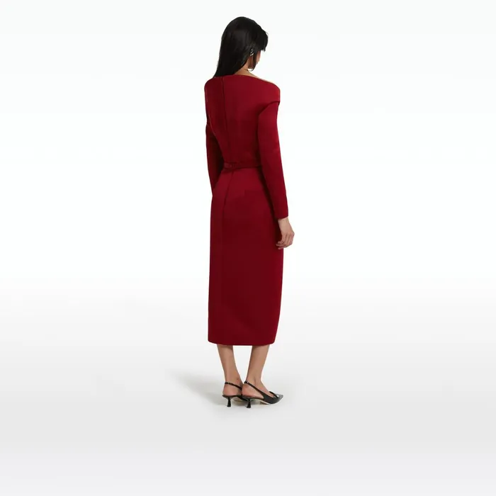 Safiyaa Asuman Swinton Midi Dress Women Dresses