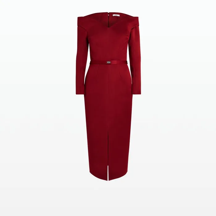 Safiyaa Asuman Swinton Midi Dress Women Dresses