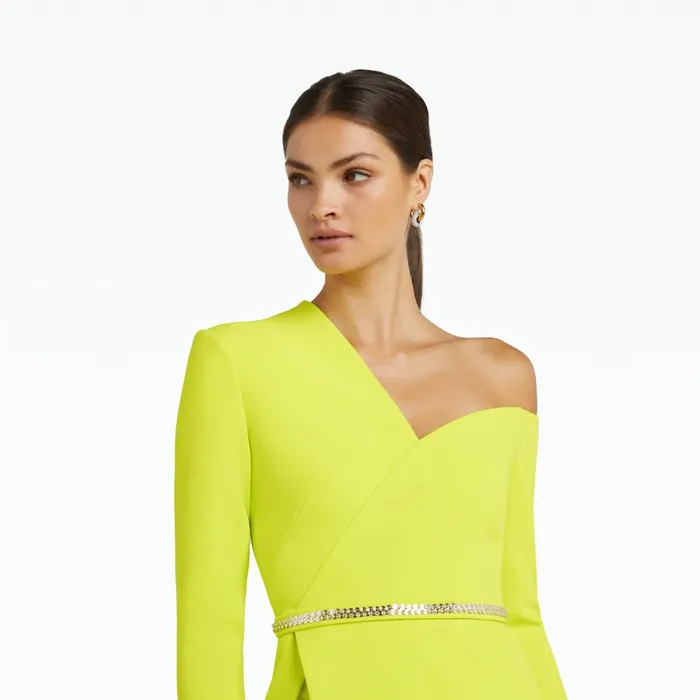 Safiyaa Brielle Meknes Top With Embroidered Belt Women Tops