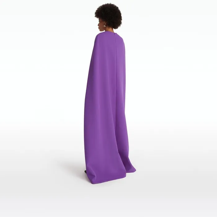 Safiyaa Cinza Lilac Long Dress Women Dresses