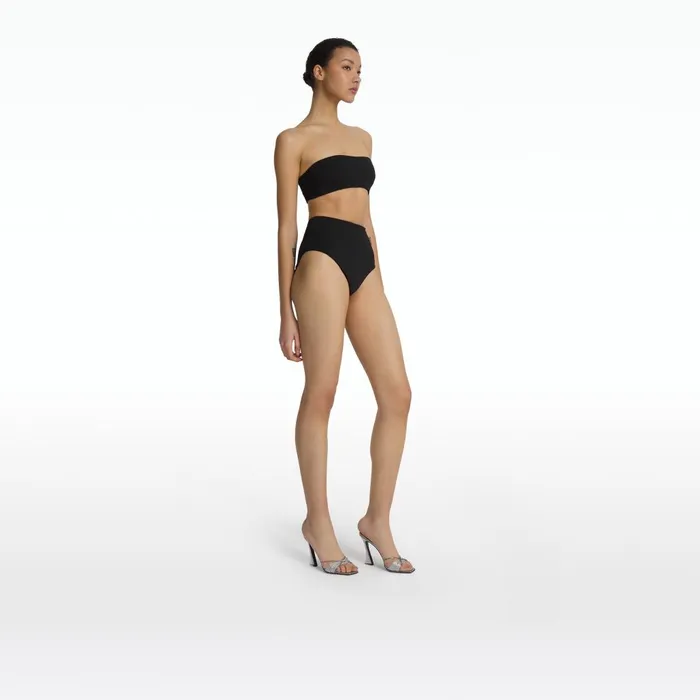Safiyaa Gisellea Black Bikini Bottom Women Swimwear
