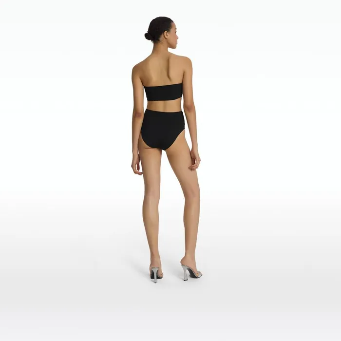 Safiyaa Gisellea Black Bikini Bottom Women Swimwear