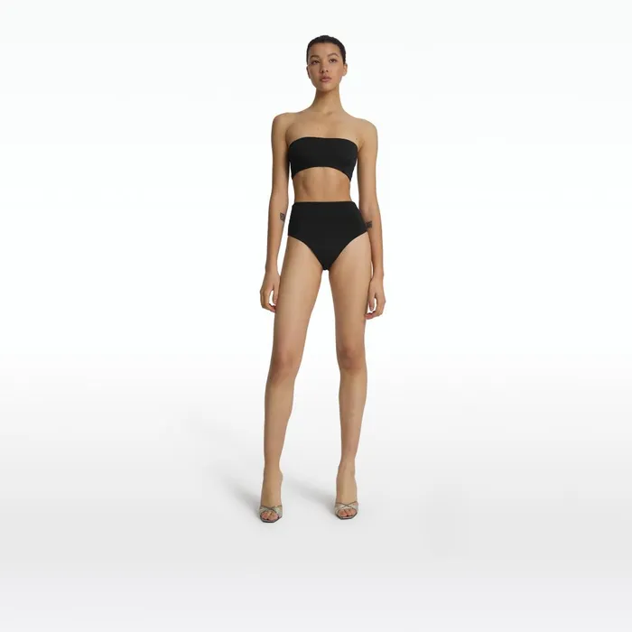 Safiyaa Gisellea Black Bikini Bottom Women Swimwear