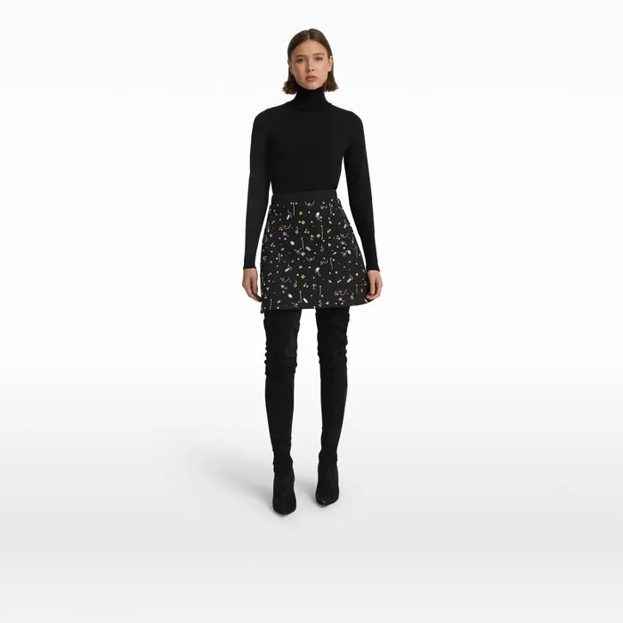 Safiyaa Giulia Black Knit Top Women Knitwear