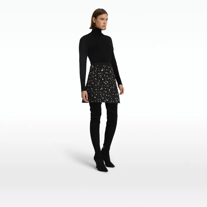 Safiyaa Giulia Black Knit Top Women Knitwear