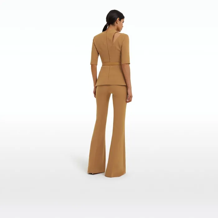 Safiyaa Halluana Cognac Trousers Women Trousers