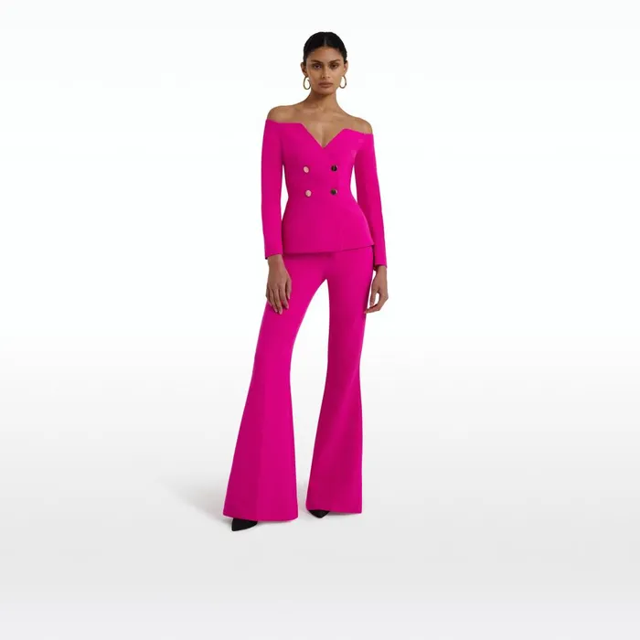 Safiyaa Halluana Wild Strawberry Trousers Women Trousers