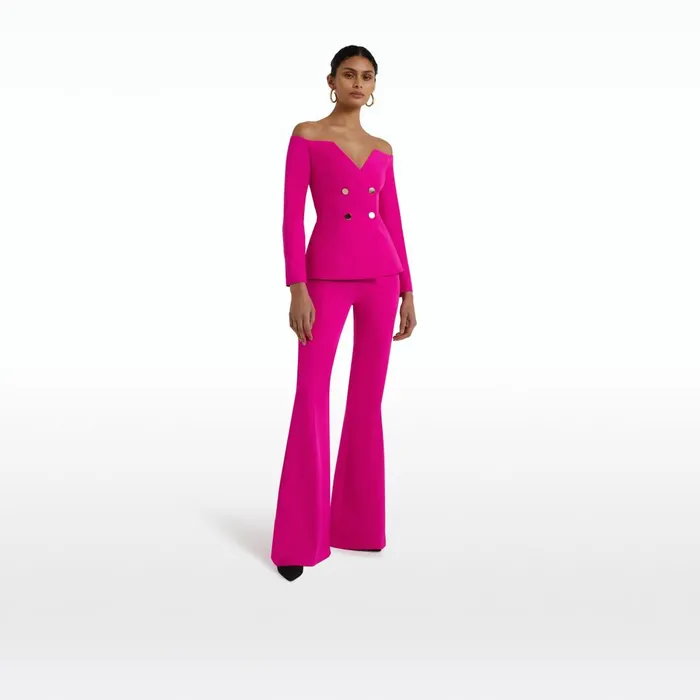 Safiyaa Halluana Wild Strawberry Trousers Women Trousers