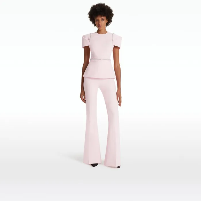 Safiyaa Halo Pale Pink Top Women Tops