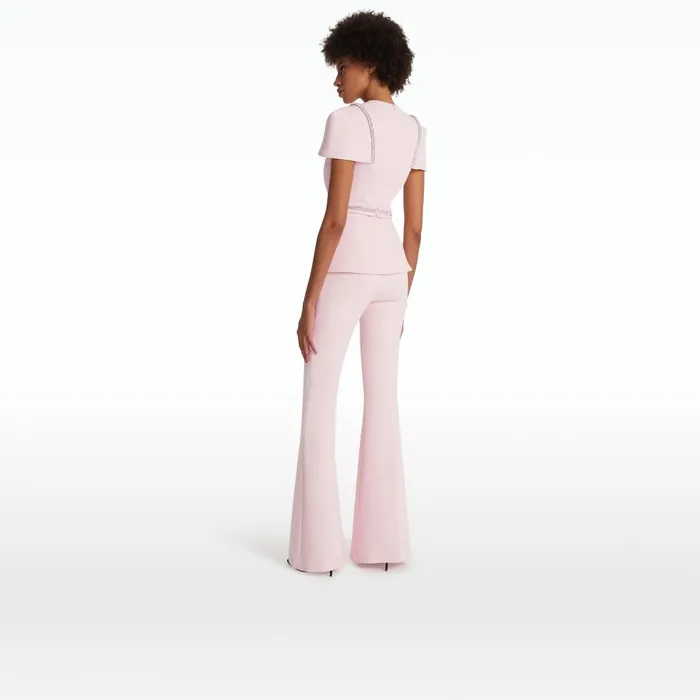 Safiyaa Halo Pale Pink Top Women Tops