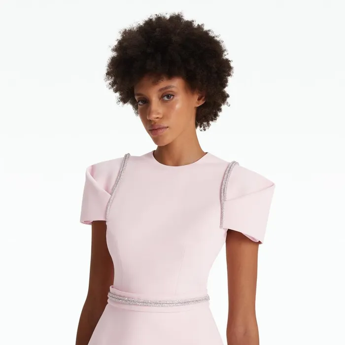Safiyaa Halo Pale Pink Top Women Tops