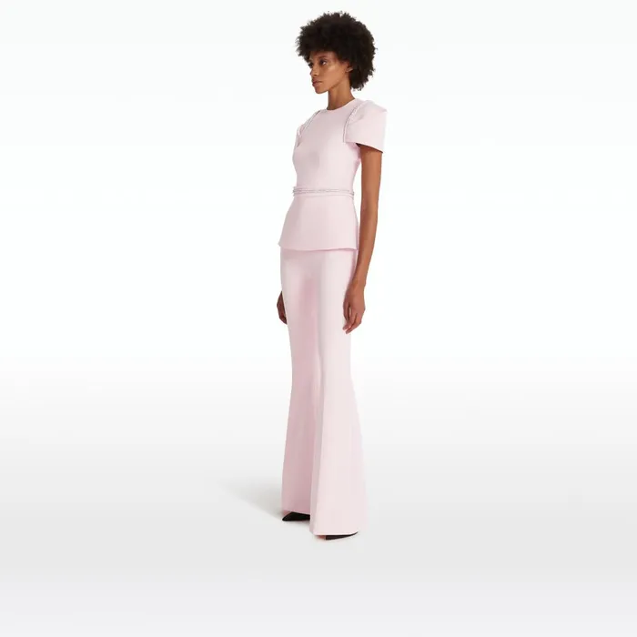 Safiyaa Halo Pale Pink Top Women Tops