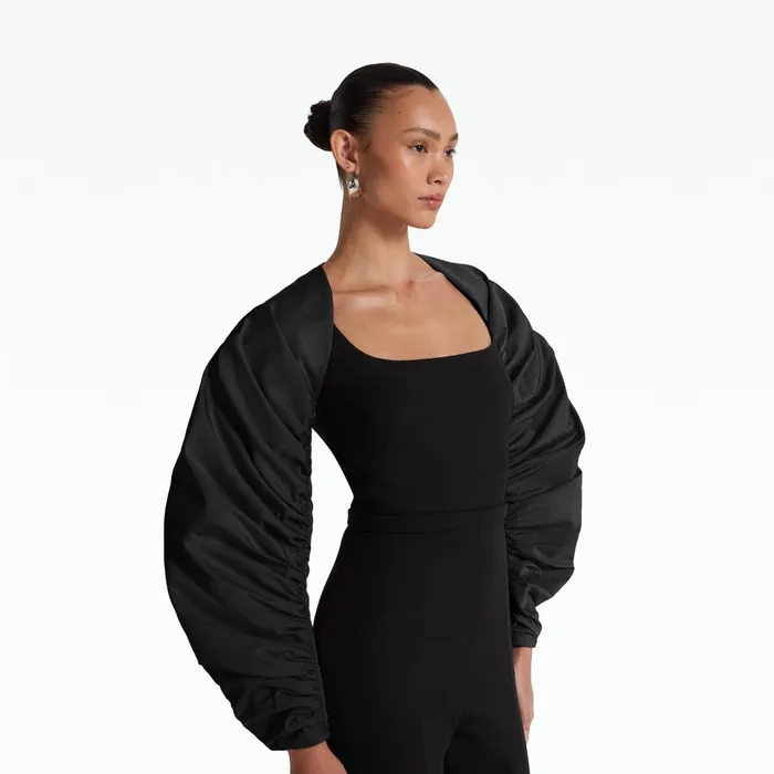 Safiyaa Honi Black Harness and Bele Black Jumpsuit Women Jumpsuits