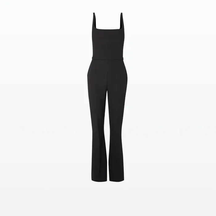 Safiyaa Honi Black Harness and Bele Black Jumpsuit Women Jumpsuits