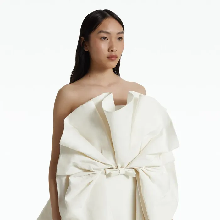 Safiyaa Iona Ivory Short Dress Women Dresses