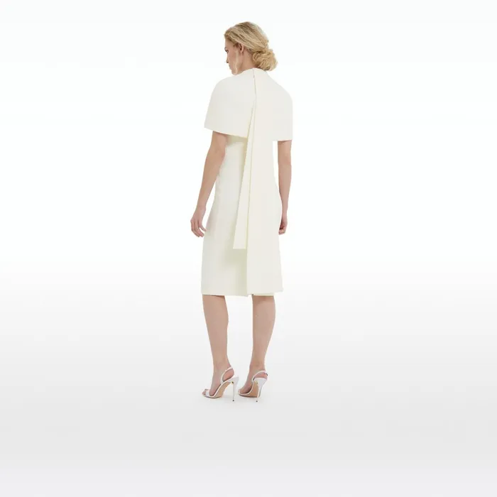 Safiyaa Kalika Ivory Midi Dress Women Dresses