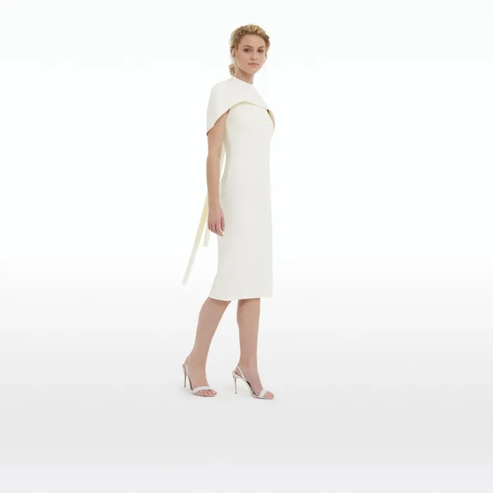 Safiyaa Kalika Ivory Midi Dress Women Dresses