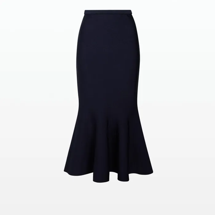 Safiyaa Kimberley Navy Knit Skirt Women Knitwear