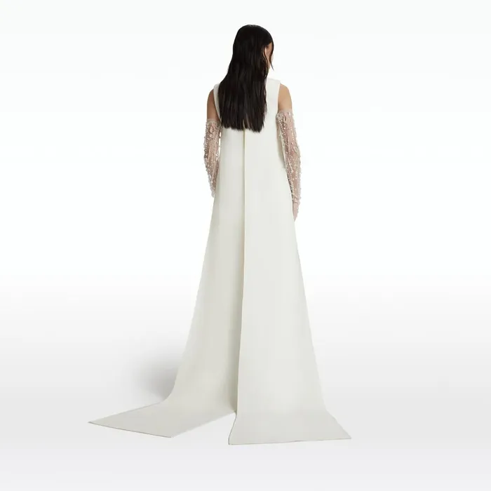 Safiyaa Linna Ivory Long Dress Women Dresses