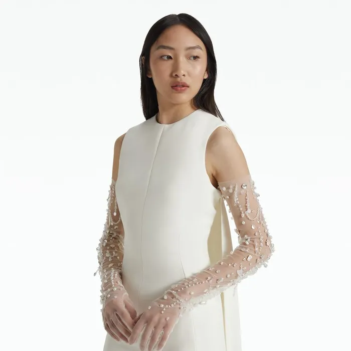 Safiyaa Linna Ivory Long Dress Women Dresses