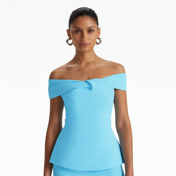 Safiyaa Mabel Topaz Top Women Tops