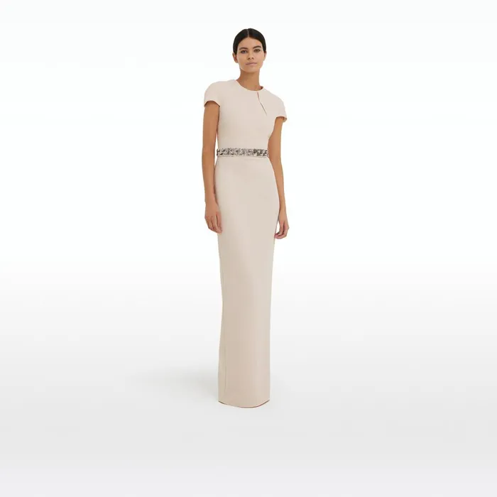 Safiyaa Magali Powder Long Dress Women Dresses