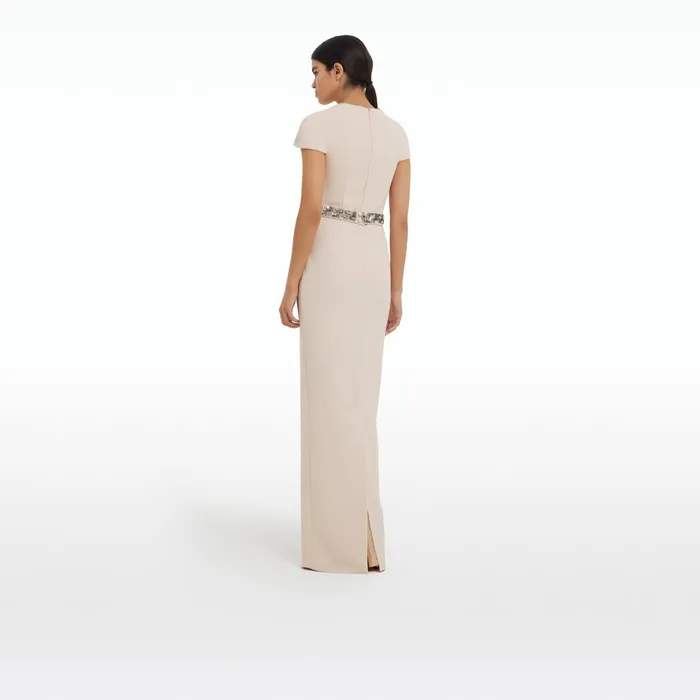Safiyaa Magali Powder Long Dress Women Dresses