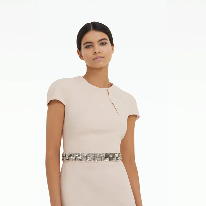 Safiyaa Magali Powder Long Dress Women Dresses