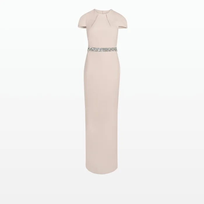 Safiyaa Magali Powder Long Dress Women Dresses