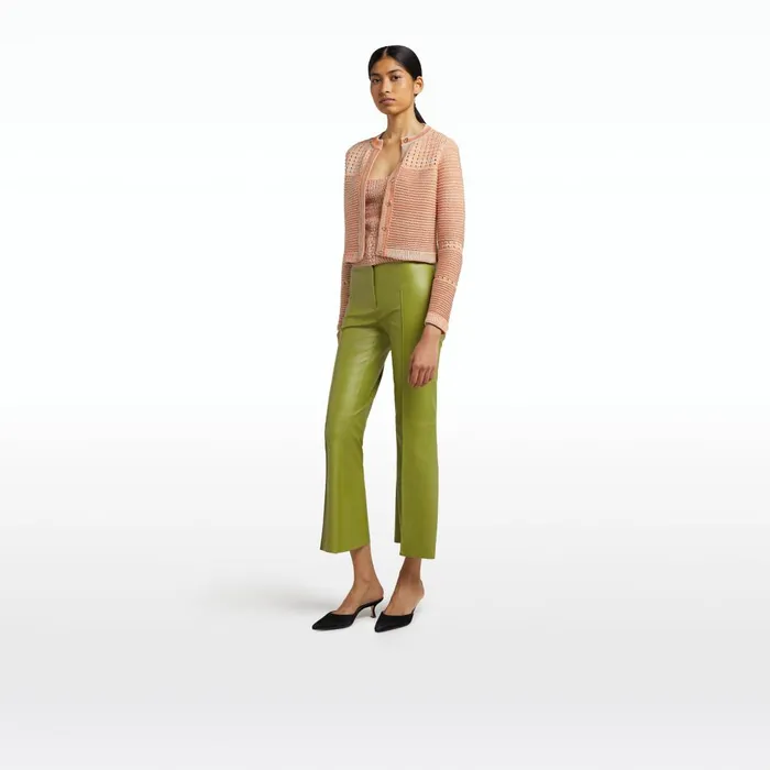 Safiyaa Mari Woodbine Vegan Leather Trousers Women Trousers