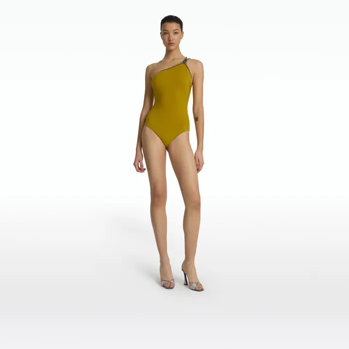 Safiyaa Mathildae Chartreuse Swimsuit Women Swimwear