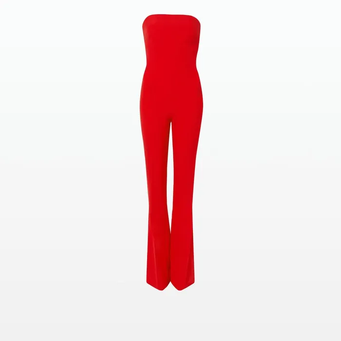 Safiyaa Myrine Cherry Red Jumpsuit Women Jumpsuits