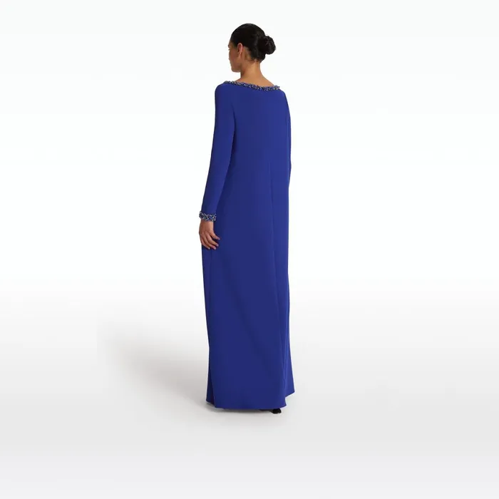 Safiyaa Naimal Skiathos Blue Long Dress Women Dresses