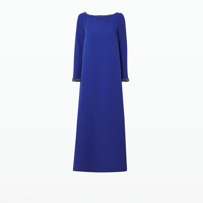 Safiyaa Naimal Skiathos Blue Long Dress Women Dresses