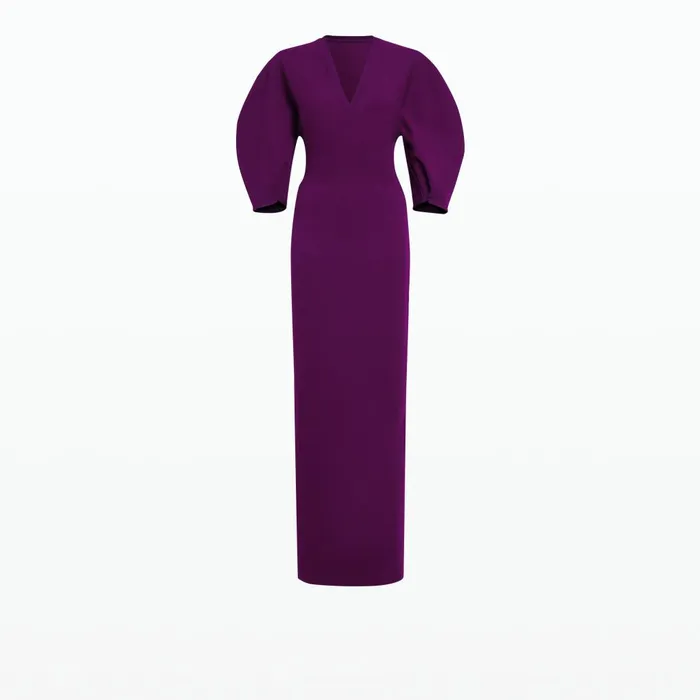 Safiyaa Nyla Currant Knit Midi Dress Women Knitwear