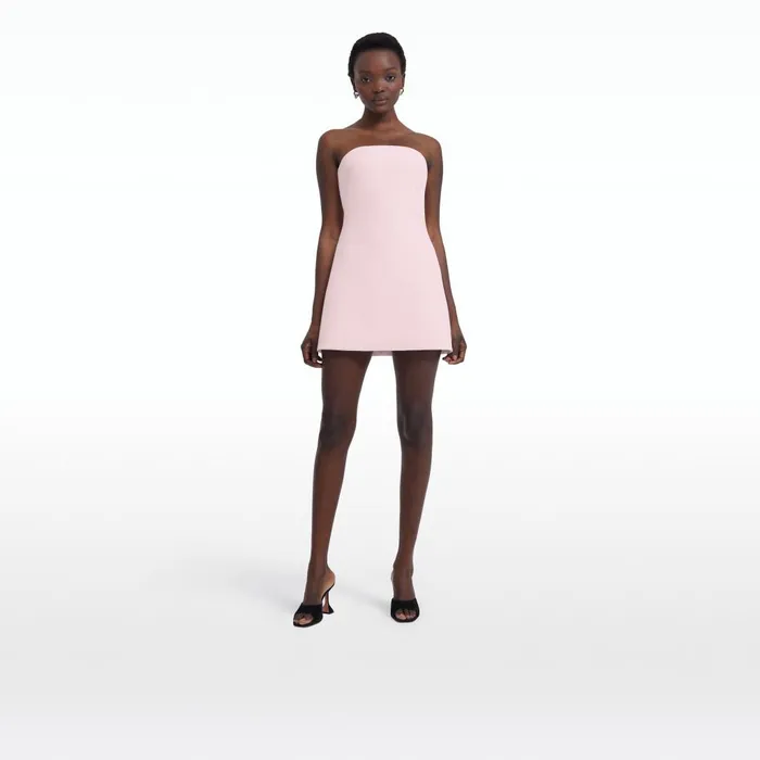 Safiyaa Rowan Barely Pink Short Dress Women Dresses