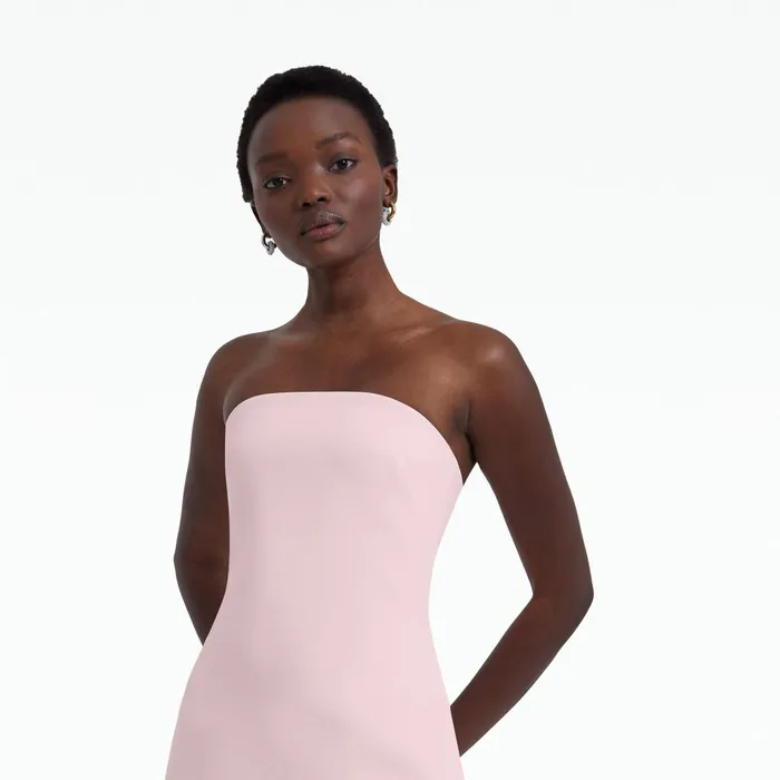 Safiyaa Rowan Barely Pink Short Dress Women Dresses