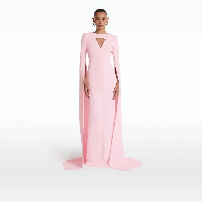 Safiyaa Sarita Peony Blush Long Dress Women Dresses