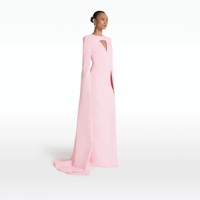 Safiyaa Sarita Peony Blush Long Dress Women Dresses