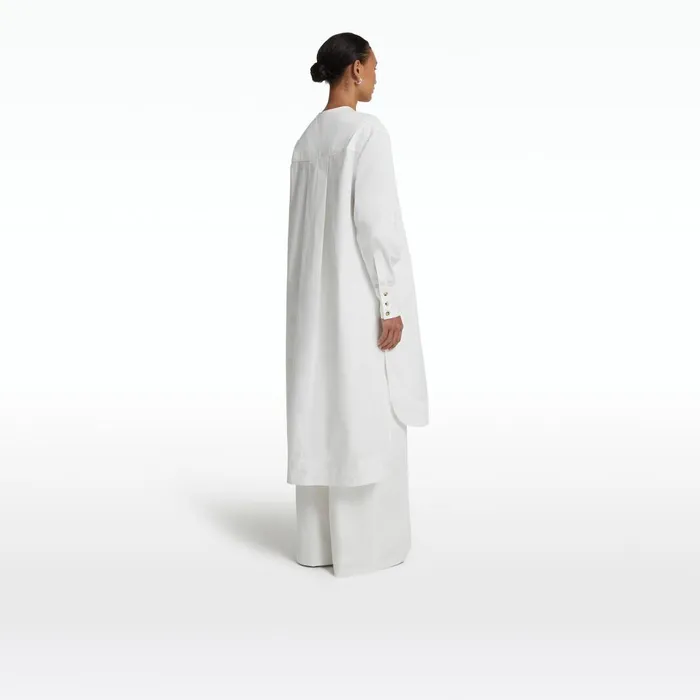 Safiyaa Sebiha Ivory Midi Dress Women Dresses