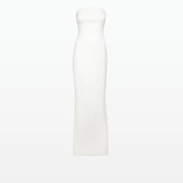 Safiyaa Soshin Ivory Strapless Dress Women Dresses