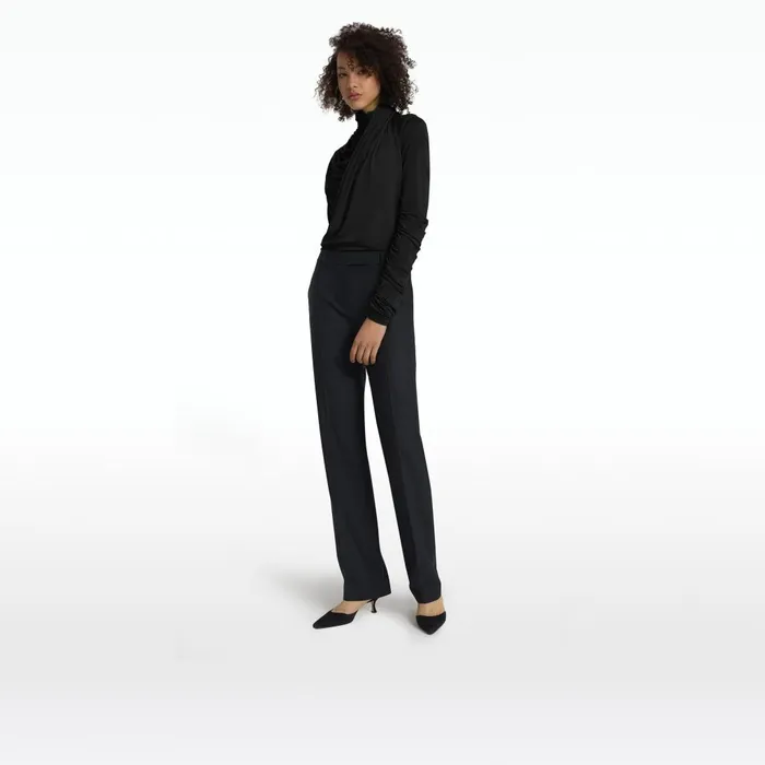 Safiyaa Trista Charcoal Trousers Women Trousers