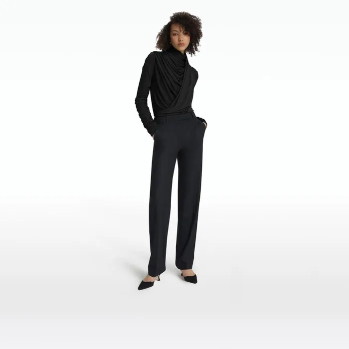 Safiyaa Trista Charcoal Trousers Women Trousers